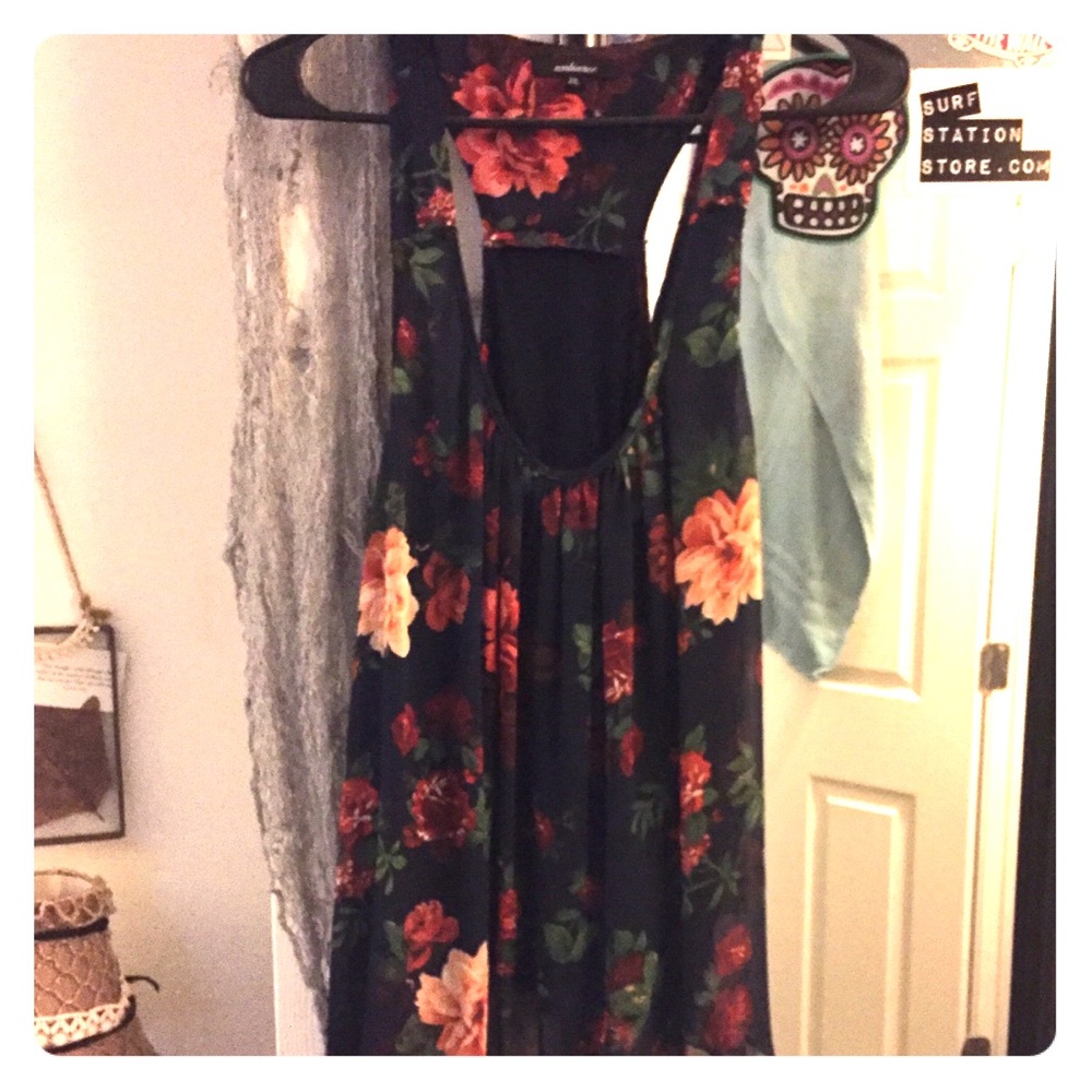 Flower print tank top